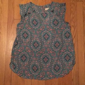 Mosaic Print Blouse